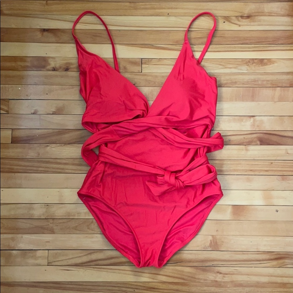 Aerie Wrap One Piece Swimsuit (Long)